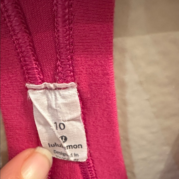 Lululemon Pink Racerback Tank Top - Picture 2 of 4